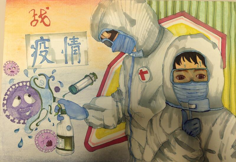 “疫情當(dāng)前，孩子們有‘畫’說(shuō)”作品展播（三十五）