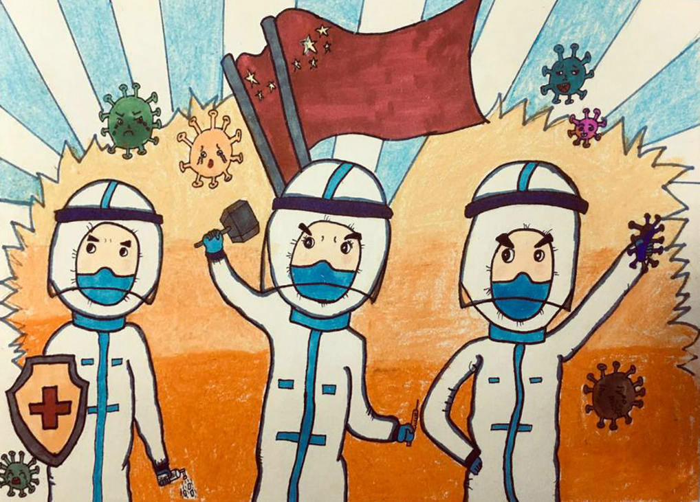 “疫情當前，孩子們有‘畫’說”作品展播（三十九）