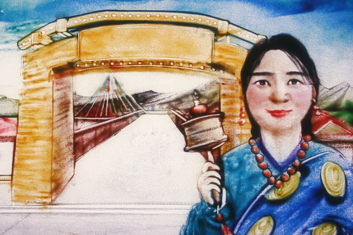 沙畫|奮力追夢！2020決戰(zhàn)脫貧攻堅(jiān)“甘肅卷”