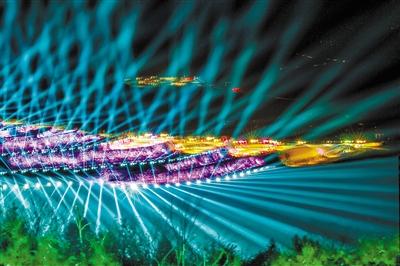 蘭山每晚都有炫酷燈光秀 你想看嗎？