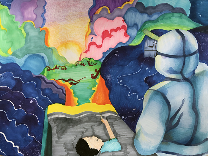 蘭州市第三屆青少年社會(huì)主義核心價(jià)值觀主題動(dòng)漫設(shè)計(jì)作品征集評(píng)選展示（漫畫(huà)插畫(huà) 十八）