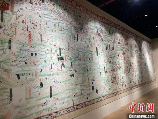 圖為展覽現(xiàn)場。　江楊燁 攝