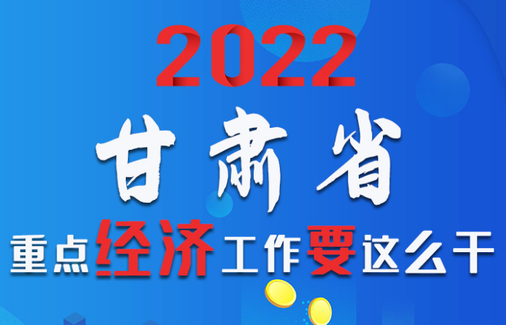 【甘快看·圖解】速覽！2022甘肅省重點經(jīng)濟工作要這么干！