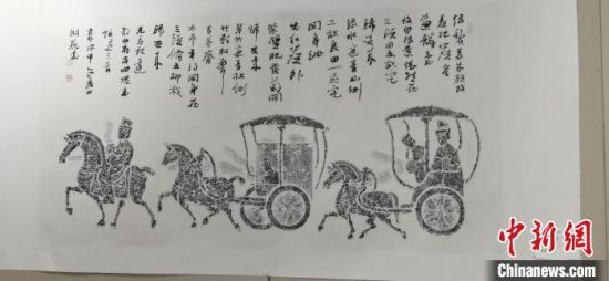 圖為傳拓作品?！〈蘖?攝