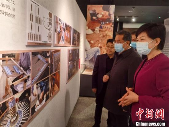 圖為展覽現(xiàn)場(chǎng)。　馮志軍 攝