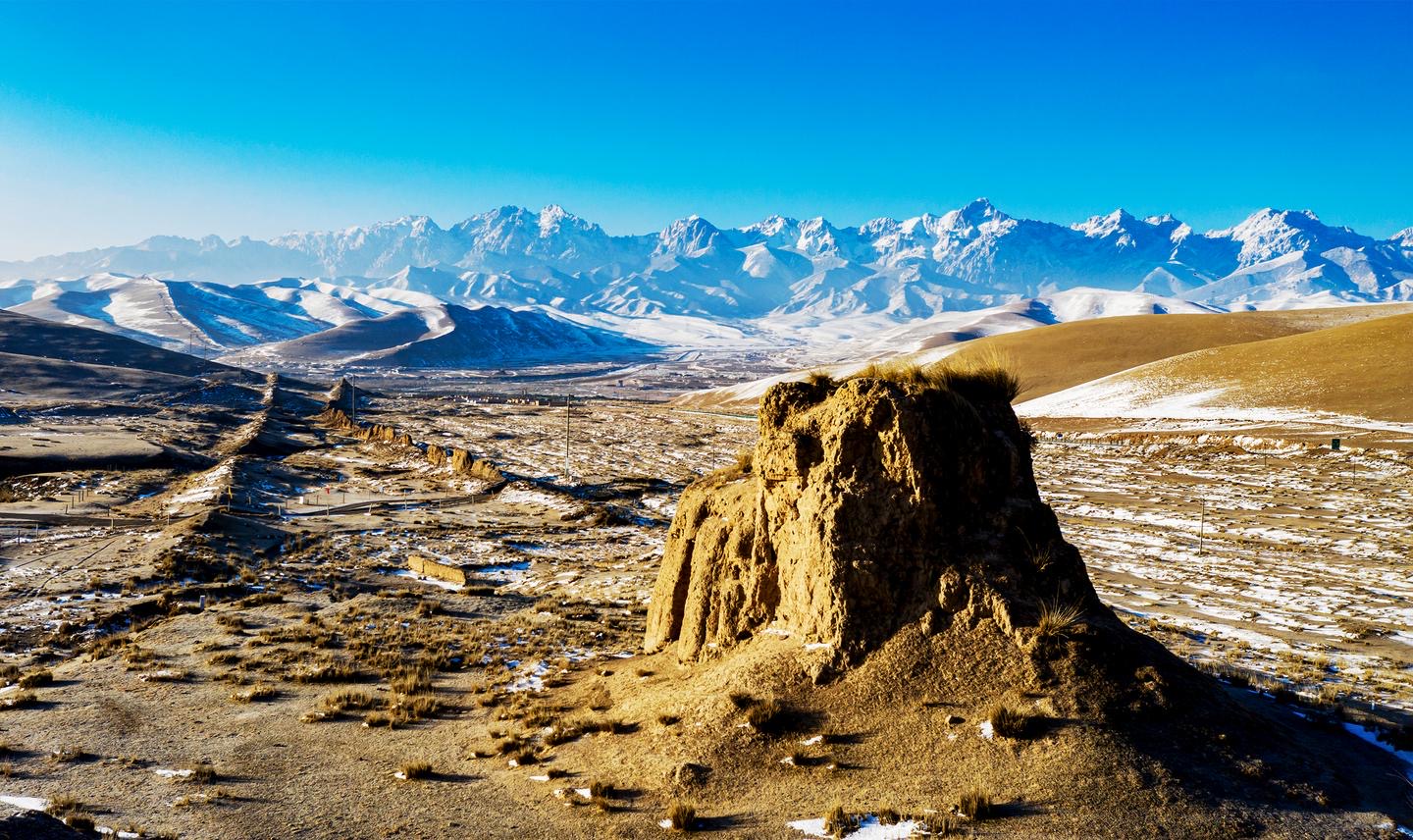 【輪播】武威天祝:祁連山烏鞘嶺段雪后初霽 靜美如畫_fororder_9