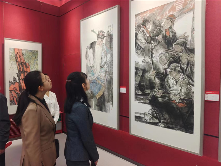 2023年5月，甘肅省紀委監(jiān)委機關、省委巡視辦、省文旅廳主辦，甘肅畫院承辦的甘肅省廉潔文化美術、書法、設計作品展開展，逾萬人參觀。.jpg