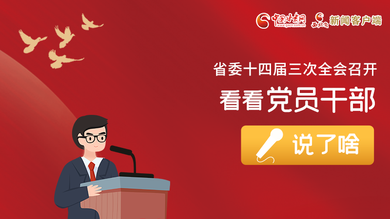圖解|事關(guān)甘肅省委十四屆三次全會，黨員干部這么說！
