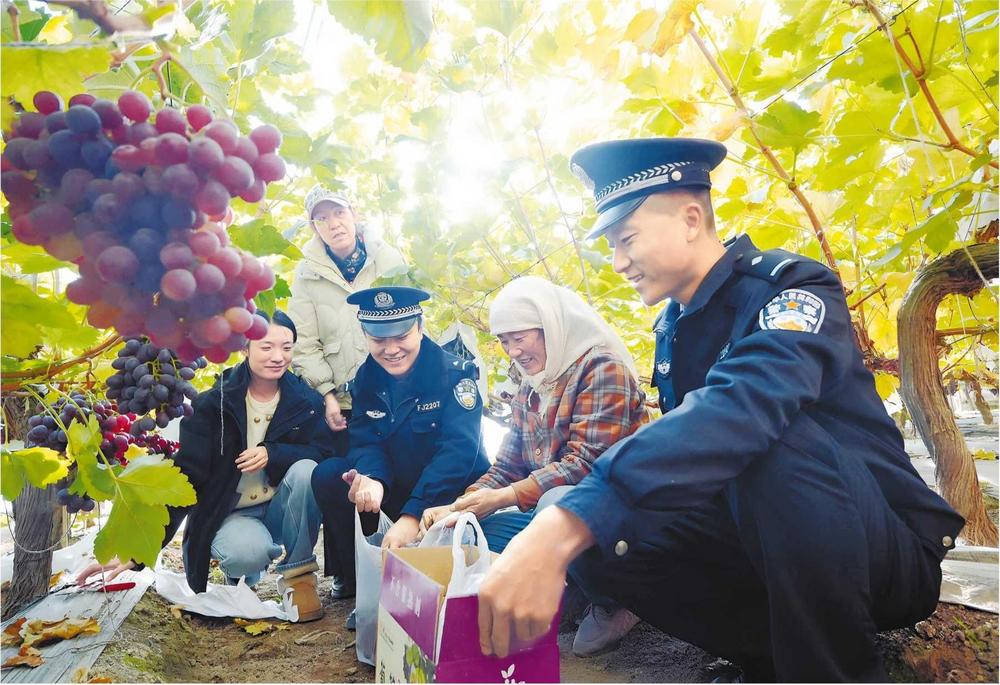 “大棚警務”讓果農(nóng)安心客商放心